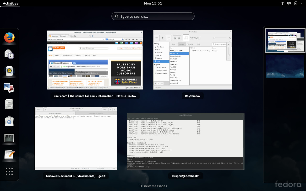 Fedora 21 正式版发布：一个不错的开发者工作台
